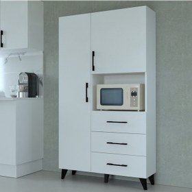 Resim Çok Amaçlı Mutfak Mikrodalga Fırın Dolabı Bb 