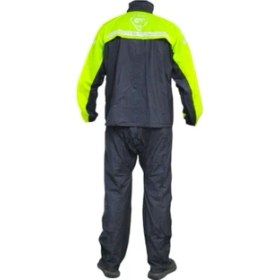 Resim Forte Gt 1133 Pvc Reflektörlü Yağmurluk Alt-Üst Takım Siyah Sarı 