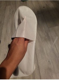 Resim MCGRUP Tela Otel terliği ultrasonik dikiş 100 çift 