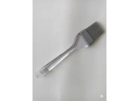 Resim Daisy Home Silikon Fırça, Mutfak Kullanımı Için Şeffaf Pilastik Saplı Askılı (1, Gri) 
