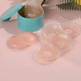 Resim 10 adet Silikon Göğüs Ucu Kapakları, Kendinden Yapışkanlı Görünmez Pastalar, Tekrar Kullanılabilir Straplez Göğüs Kapakları, Kadın İç Çamaşırı Aksesuarları, Elde Yıkanabilir, Baskısız Düz Renkli Sütyen İçeriği 