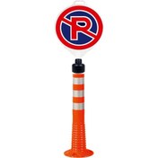 Resim Hayat Trafik Park Yapılmaz Uyarı Levhalı Delinatör Seti Turuncu 