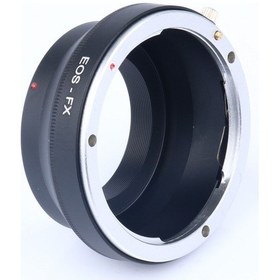 Resim Fujifilm X-Pro1- X-M1- X-E1- X-E2 için Canon Eos Lens Adaptörü 