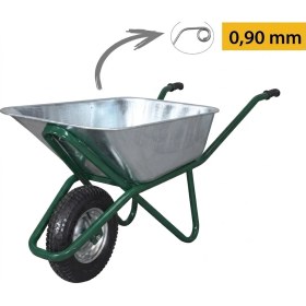 Resim Kanat Pro El Arabası Rulmanlı Havalı Teker Galvaniz 