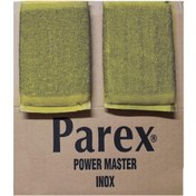 Resim Parex Gold Power Master Magic Profesyonel Kalite Paslanmaz Çelik Sık Dokuma Inox Sünger 2 Adet Gold 