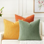 Resim 3 adet, Rustik Çiftlik Serisi Atma Yastık Kılıfları, 30.48cm*50.8cm, 40.64cm*40.64cm, 45.72cm*45.72cm, 50.8cm*50.8cm, Modern Doğal Dekoratif Yastık Kılıfları, Yumuşak Kadife Ev Dekoru, Bahar Yaz Sonbahar Kanepe Yatak Koltuk Oturma Odası için, Yastık İçerikleri Olmadan 