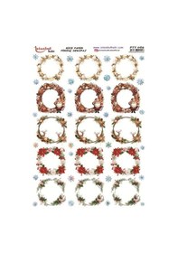 Resim Pirinç Dekopaj Kağıdı 30x42cm Pty-069 Yılbaşı 