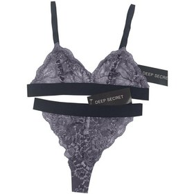 Resim Deep Secret Gri Full Dantel Bralet Takım Ds20095brt 001 