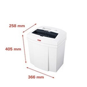 Resim HSM Securio C14 Çapraz Kesim 4 x 25 MM 20 L Beyaz Kağıt Kırpma Evrak İmha Makinesi 