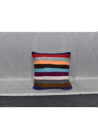 Resim Zehra Abla Halı Yeni El Dokuma Dekoratif Kilim Kırlent Yastık Kılıfı 6486 Çok Renkli 