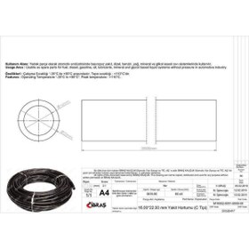 Resim IBRAS 16.0mm X 22.0mm Unıversal Yakıt Hortumu ( Makarasız )c Tıpı 25 Mt 