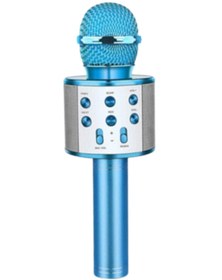 Resim PP Teknoloji Karaoke Mikrofon Bluetooth, Usb, Hafıza Kartı Ve Aux Girişli Ws-858 Pembe 