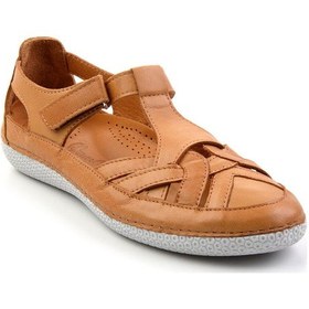 Resim Bambi Taba Leather Kadın Sandalet K05303100003 Taba 