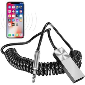 Resim woodhub Universal Telefonlara Bluetooth 5.0 Receiver Usb Aux Wireless Araç Kiti Telefon Müzik Dinleme 