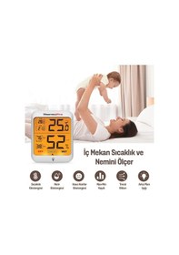 Resim ThermoPro TP53 Termometre İç Mekan Dijital Sıcaklık ve Nem Ölçer 