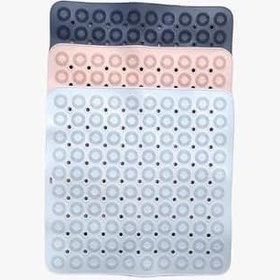 Resim Seahome Kare Masajlı Silikon Banyo & Duş Kaydırmazı Antrasit Renk Gp-150 Gp-1502 