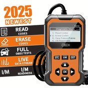 Resim V410 OBD2 Tarayıcı Teşhis Aracı Arabalar ve Kamyonlar İçin 1996'dan Beri - Motor Işık Kontrolü, Pil Gerilim Testi, Gerçek Zamanlı Veri Akışı, Donma Çerçevesi Verisi, Teşhis Kodu Okuyucu | Taşınabilir Tarayıcı | Dayanıklı Plastik Kılıf 