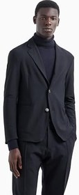 Resim Erkek Slim Fit Çentikli Düğme Kapamalı Cep Detaylı Lacivert Ceket EM000142 TE11109-UB109 