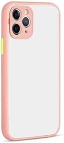 Resim Gpack iPhone 11 Pro ile Uyumlu Kılıf, Hux Kamera Korumalı, Silikon, Açık Pembe 