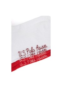 Resim U.s. Polo Assn. Kız Çocuk Beyaz Çorap Patik 50318079-vr013 Beyaz 