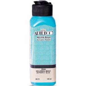 Resim Artdeco Akrilik Boya 140 ML Kelebek Mavi 070R-3044 