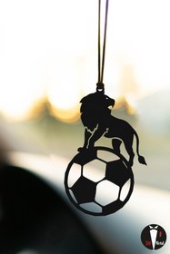 Resim Oyunzu Araba Süsü Metal Top Aslan Dikiz Aynası Süsü Hediyelik 