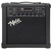 Resim Midex MGA-25BK 25 W USB Bluetooth Şarjlı 2 Girişli Elektro Gitar Amfisi 