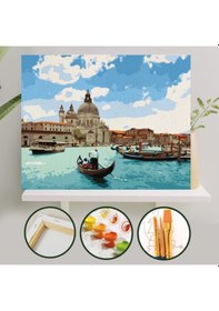 Resim Sayılarla Boyama Tuval Seti 40X50 Cm - Mavi Rüya 