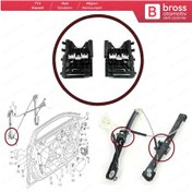 Resim Audi A3 S3 8v Mk3 için Ön Cam Kriko Klips Set 8v4837461 8v4837462 N11.873 