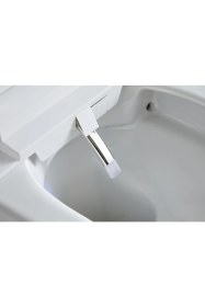 Resim Akıllı,elektronik Klozet Takımı - Uzaktan Kumandalı Otomatik Taharet - Isıtıcılı Kapak - Farklı Temizlik Modları – Akıllı Gömme Rezervuar Dahil 