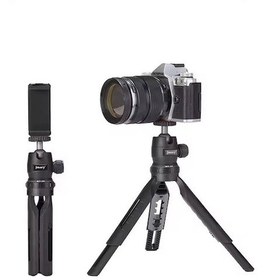Resim Wondernest Jmary Mt-30 Masaüstü Tripod Kamera Telefon Projeör Selfie Çubuğu 5 Bölümlü Ayarlanabilir Tripod 