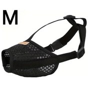 Resim Fochsia Siyah M Küçük Orta Boy Köpekler İçin Yumuşak Nefes Alabilir Ağızlık 