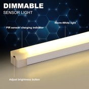 Resim 10/20/30/50cm Sıcak LED Dolap Altı Aydınlatma | Şarj Edilebilir Gece Lambası | Kablosuz USB LED Hareket Sensörü | Manyetik Kurulum, Dolaplar, Koridorlar, Mutfaklar, Merdivenler için Uygun 