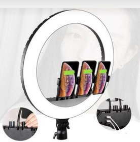 Resim LUX En Siga Youtuber Makyaj Işığı 18 Inç 3 Ad Telefon Tutuculu 480 Led Ensiga98 