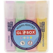 Resim Globox Fosforlu Kalem Pastel Renk 4 LÜ 3230 