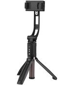 Resim Ximistore9 Akıllı Telefon İçin H5 El Tipi Gimbal Sabitleyici, Uzatılabilir Selfie Çubuğu Ve Tripod, Uzaktan Deklanşörlü Canlı Yayın Ve Vlog İçin Siyah 