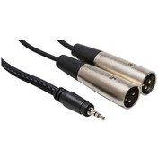 Resim 3.5 MM Stereo Erkek- 2 XLR Erkek Kablo 3 M 