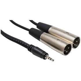 Resim 3.5 MM Stereo Erkek- 2 XLR Erkek Kablo 3 M 