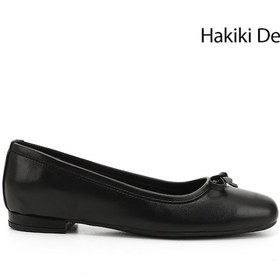 Resim Gönderi R Siyah Fiyonklu Hakiki Deri Babet Siyah 