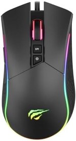 Resim Havit Gamenote MS1001S RGB Gaming Makrolu Oyuncu Mouse - 4800DPI 