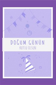 Resim Doğum Günü Kartı Kukuleta 