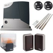 Resim Nice Road 400 Yana Kayar Bahçe Kapısı Motoru Kit 