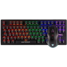 Resim Thull THL-GC-VTX1 RGB Mavi Switch Kablolu Mekanik Kablolu Klavye Mouse Set 
