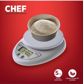 Resim Chef Hp05 Akıllı Mutfak Tartısı Beyaz 