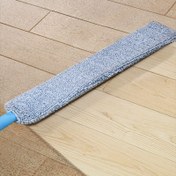 Resim 1 adet Uzun Saplı Mikrofiber Toz Mop Ergonomik Sap ile - Pil Gerektirmez, Dayanıklı ve Temizlemesi Kolay, Yatak Odası, Oturma Odası, Mutfak, Banyo için Mükemmel - Mobilya Altı ve Zor Erişim Alanları, Yatak Odası Temizlik Aksesuarı, Ergonomik Sap Tasarımı, Mikrofiber Temizlik Başlığı 