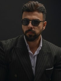 Resim Marco Salvadori Oval Gri Şeffaf Asetat Çerçeve Polarize Unisex Güneş Gözlüğü Uv400 Koruma 