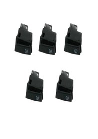 Resim Scooter Uyumlu Marş Düğmesi 5 Adet Siyah 