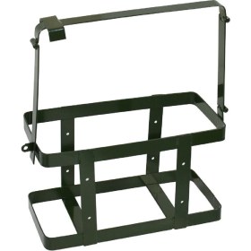 Resim Biterse Off Road Araç Aksesuarı Kilit Mekanizmalı 20 Litre Çelik benzin Bidonu Tutucu Sabitlenebilir Sepet 