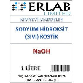 Resim Sodyum Hidroksit (Sivi Kostik) 1 Litre 