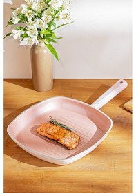 Resim Emsan Swiss Crystal Kare Tava Pembe 28 Cm 